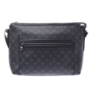 LOUIS VUITTON Eclipse Black Odyssey Messenger Black Shoulder Bag